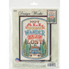 Design Works All That Wander Counted Cross Stitch Kit