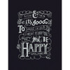 Design Works Just Be Happy Counted Cross Stitch Kit