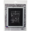 Design Works Just Be Happy Counted Cross Stitch Kit