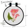 Bucilla Stamped Embroidery Kit | Delicate Lily
