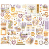 Simple Stories Simple Vintage Lavender Fields Bits & Pieces Die Cuts