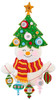 Bucilla Felt Applique Wall Hanging Kit | Treetop Snowman