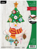 Bucilla Felt Applique Wall Hanging Kit | Treetop Snowman