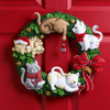Bucilla Holiday Housecats Felt Applique Wall Wreath Kit