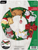 Bucilla Felt Applique Wall Wreath Kit | Holiday Housecats