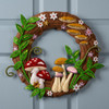 Bucilla Felt Applique Wall Wreath Kit | Mushroom Magic