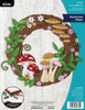 Bucilla Felt Applique Wall Wreath Kit | Mushroom Magic