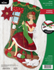 Bucilla Holiday Knitting Felt Applique Stocking Kit
