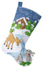 Bucilla Felt Applique Stocking Kit | Snowy Retreat