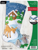 Bucilla Felt Applique Stocking Kit | Snowy Retreat