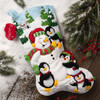 Bucilla Snowy Snuggles Felt Applique Stocking Kit