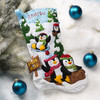 Bucilla Felt Applique Stocking Kit | Penguins At Play