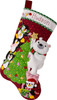 Bucilla Felt Applique Stocking Kit | Arctic Tree Trimmers