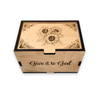 Customizable Large God Box | Prayer & Worry Box | Sunflowers