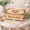 Personalized Sunflowers Prayer Box (God Box) - Large