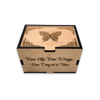 Personalized Floral Butterfly Small Prayer God Box