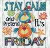 Design Works Stay Calm Counted Cross Stitch Kit