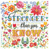 Design Works Stronger Than You Know Counted Cross Stitch Kit