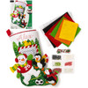 Bucilla Soccer Snow Day Felt Applique Stocking Kit