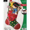 Bucilla Holiday Toy Treasures Felt Applique Stocking Kit