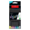 Faber-Castell Black Edition Metallic Color Pencils 12/Pkg