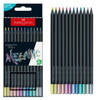 Faber-Castell Black Edition Metallic Color Pencils 12/Pkg