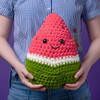 Bucilla Jumbo Wesley the Watermelon Amigurumi Cuddler Crochet Kit