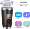 Personalized Family Coat of Arms 20oz Tumbler – Custom Laser Engraved Crest Travel Mug