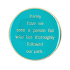 Alcoholics Anonymous (AA) Anniversary Coin – "Founders" Turquoise Sobriety Medallion