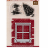Crafter's Companion A Winter's Tale Winter View Embossing Folder, Metal Die & Stamp Set