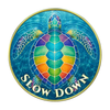 Sea Turtle  - "Slow Down, Take Your Time" Coin Medallion