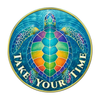 Sea Turtle  - "Slow Down, Take Your Time" Coin Medallion