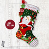 Bucilla Santa's Festive Frolic Felt Applique Stocking Kit
