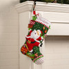 Bucilla Santa's Festive Frolic Felt Applique Stocking Kit