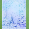 Memory Box Snowy Forest 3D Embossing Folder