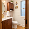 Bathroom Remodel - Classic Elegance with Custom Wood Cabinetry