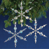 Solid Oak Nostalgic Christmas Vintage Snowflakes Beaded Ornament Kit