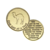 Alcoholics Anonymous AA ODAT Camel Affirmation Coin - Antique Bronze Sobriety Medallion