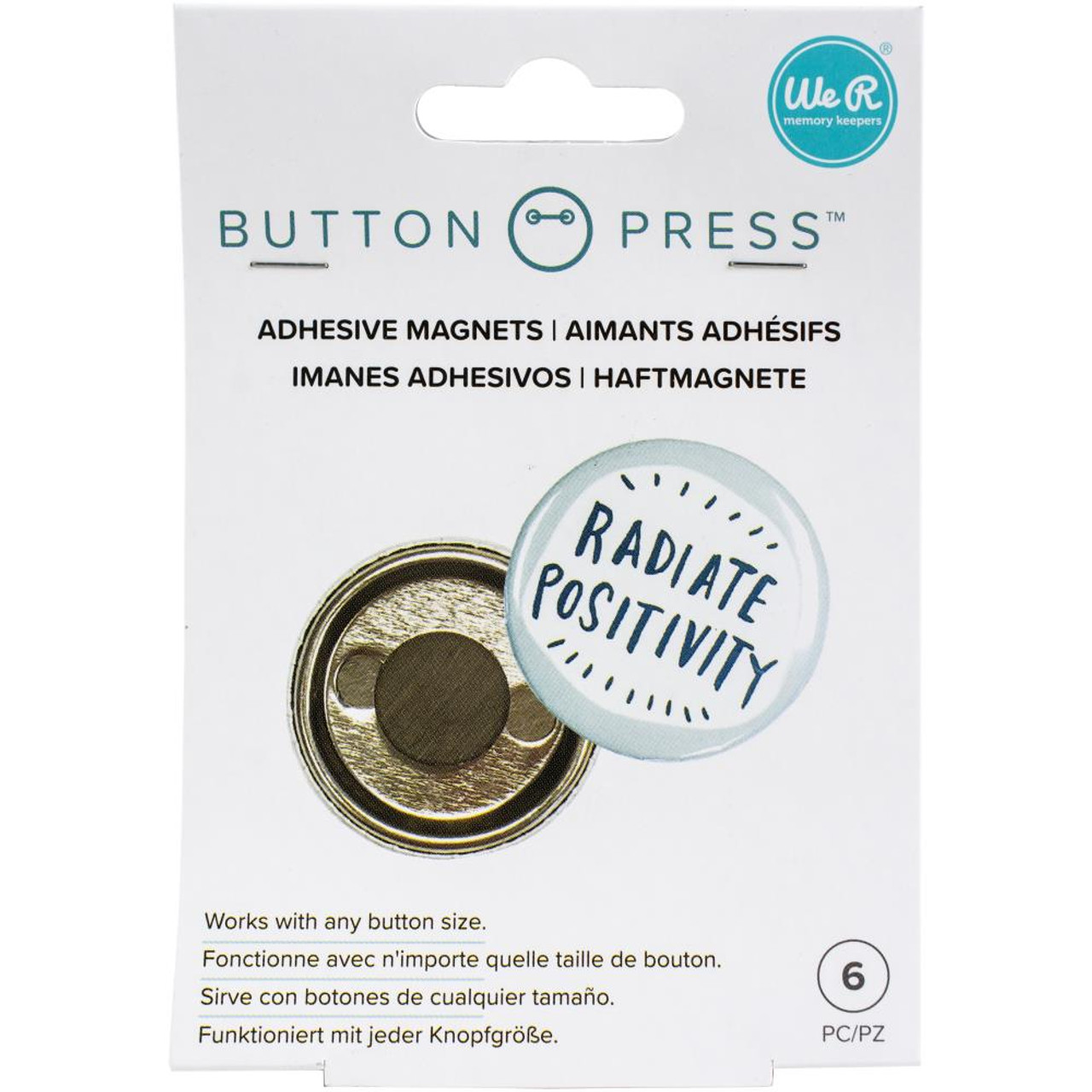 We R Memory Keepers Button Press Kit 660524, Use To Create Buttons