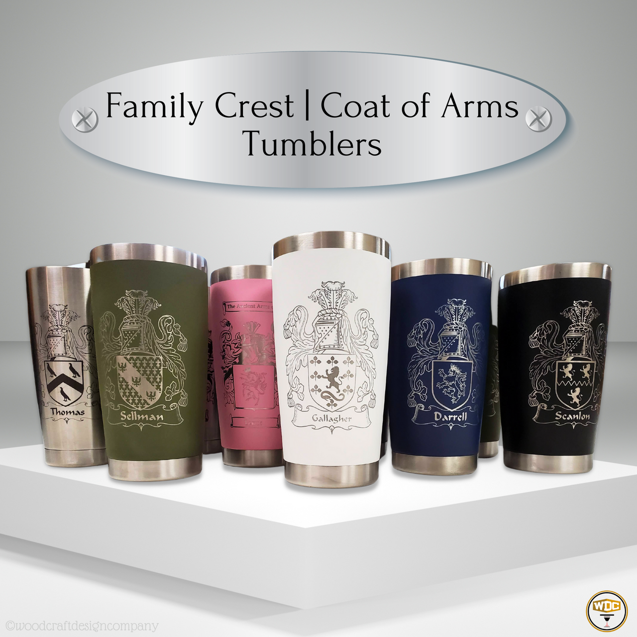 Yeti Family Crest Coat of Arms 20oz. Tumbler w/ MagSlider Lid