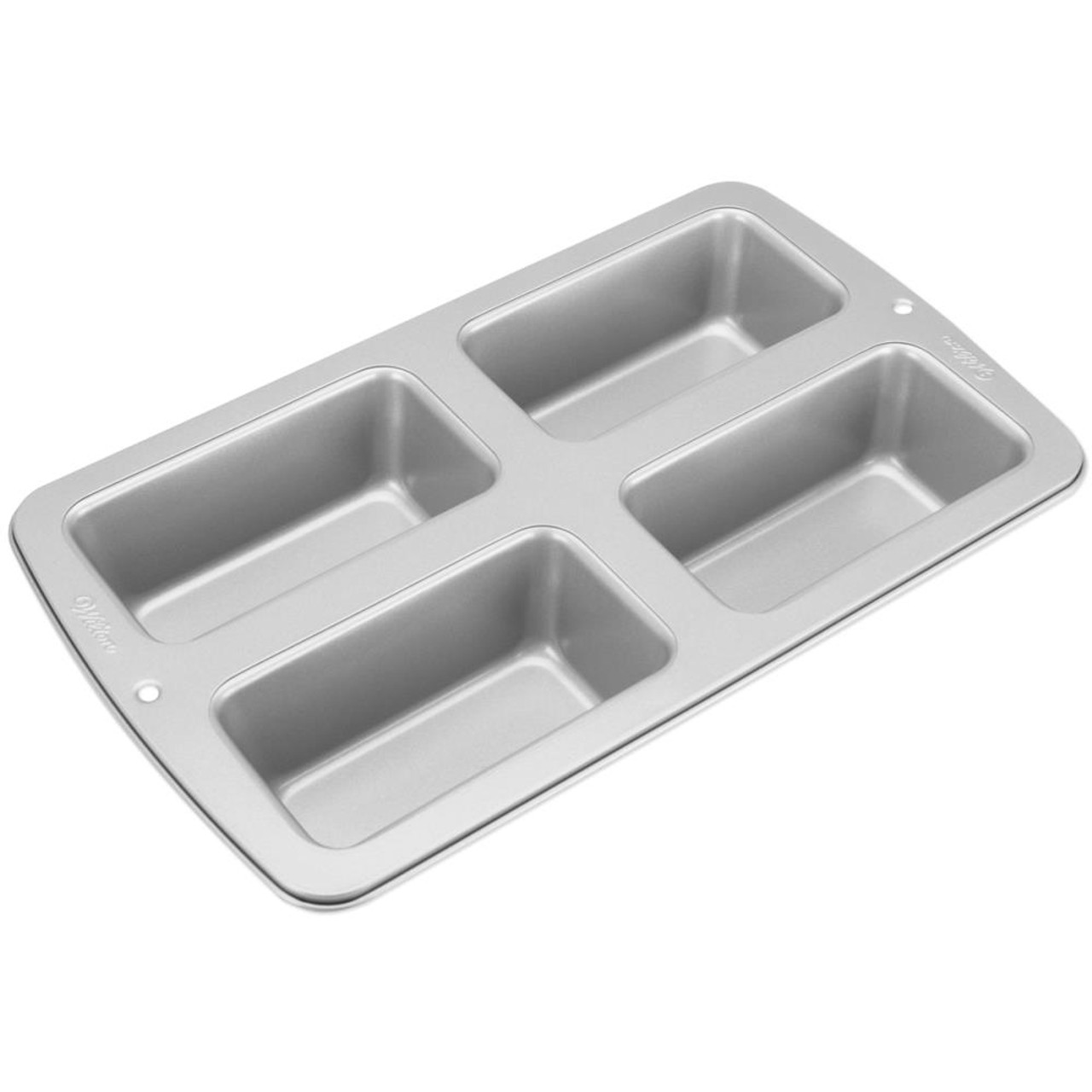 Wilton Recipe Right 4 Cavity Mini Loaf Pan, Baking Pans, Household