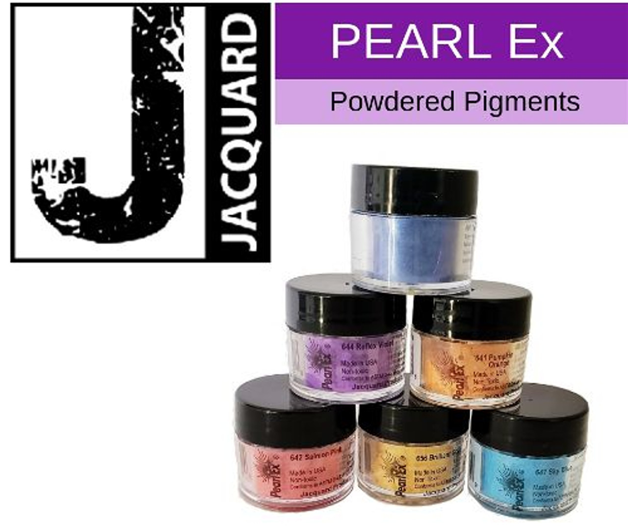 Mica Powder Pigment : Jacquard Pearl Ex (SET)