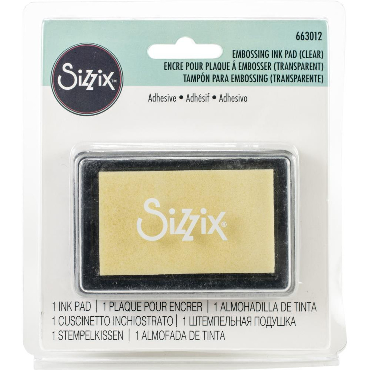 Sizzix Embossing Ink Pad - Clear