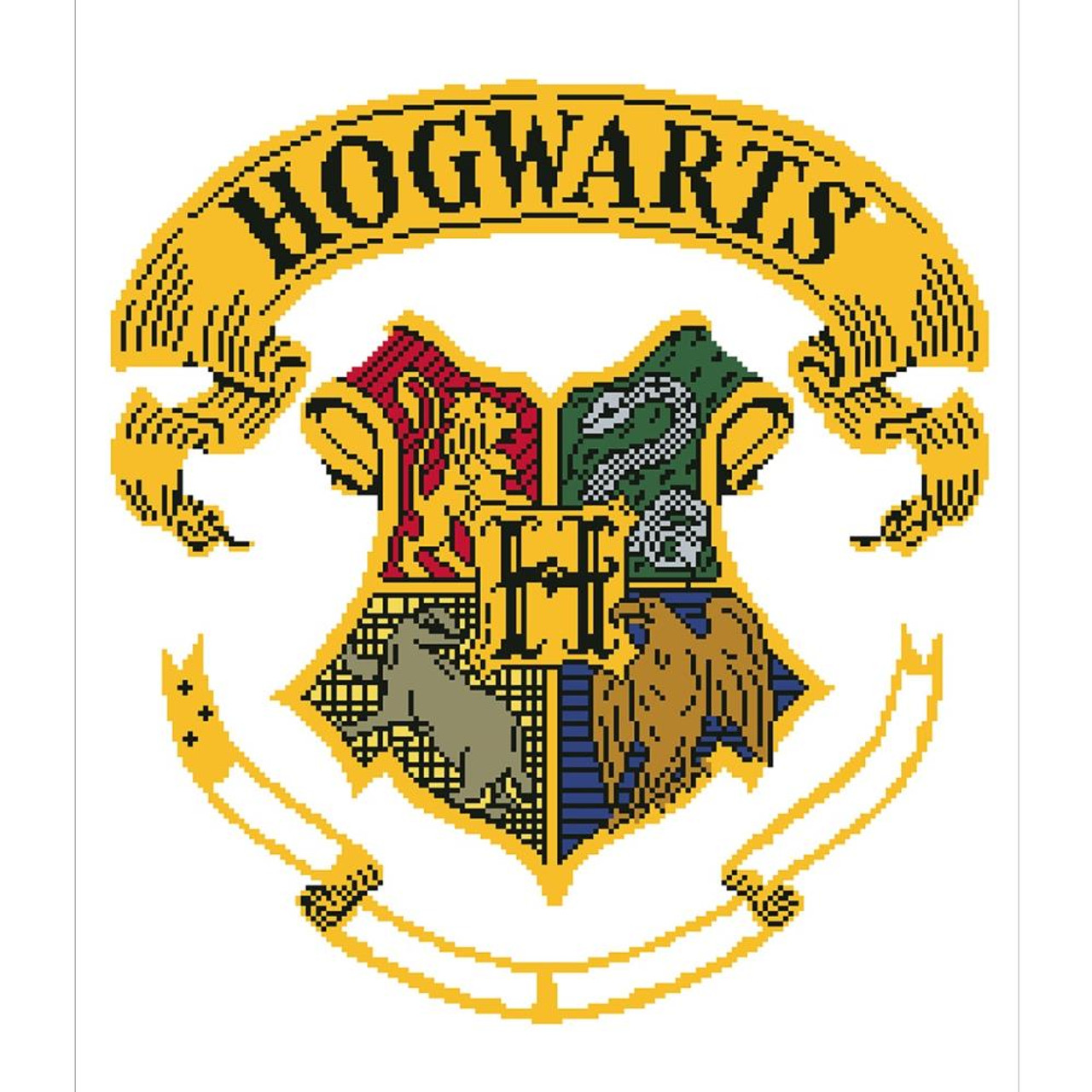 Harry Potter Hogwarts House Crest Molded Topper Pen Set