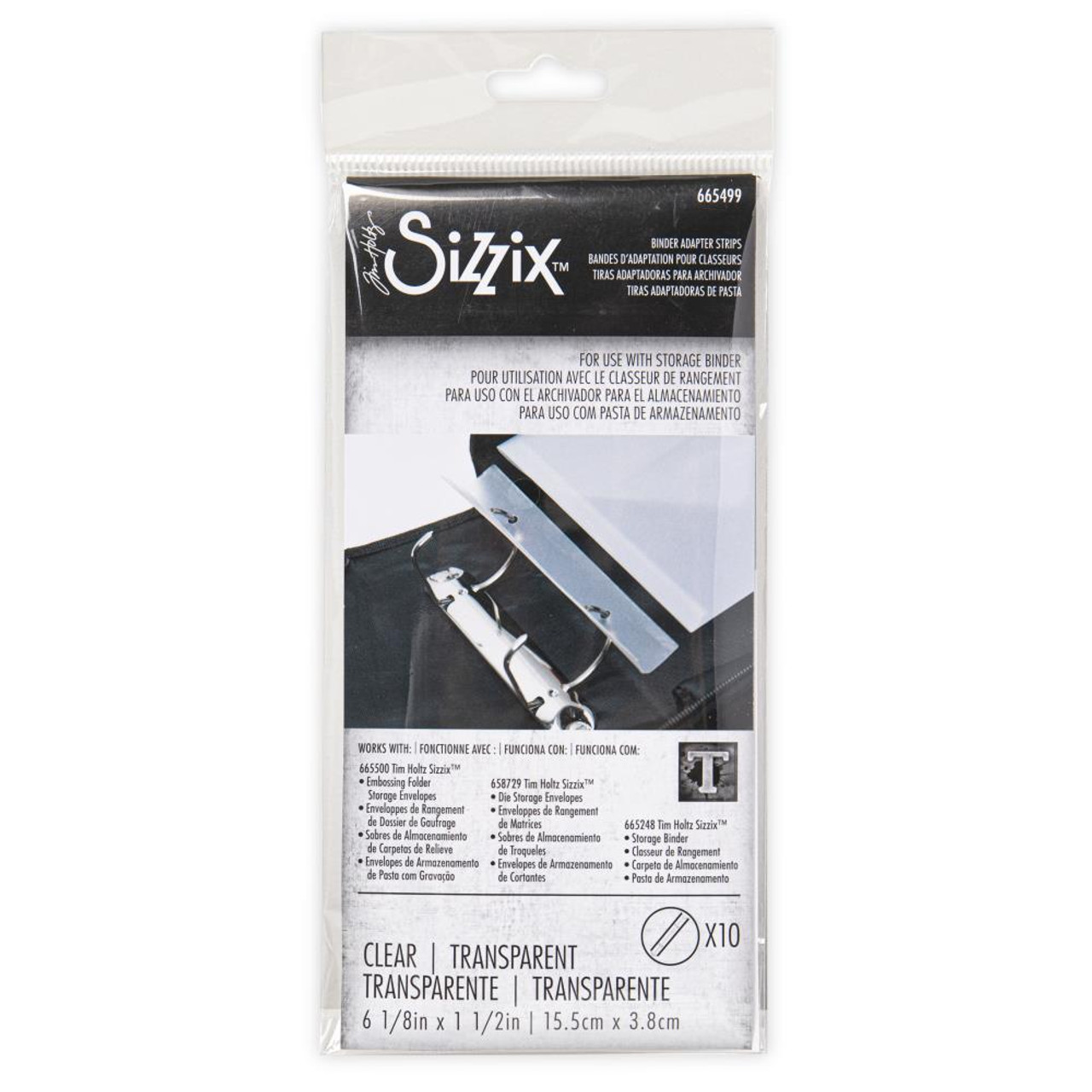 Sizzix Accessory - Plastic Envelopes, 5 x 6 7/8, 3 Pack