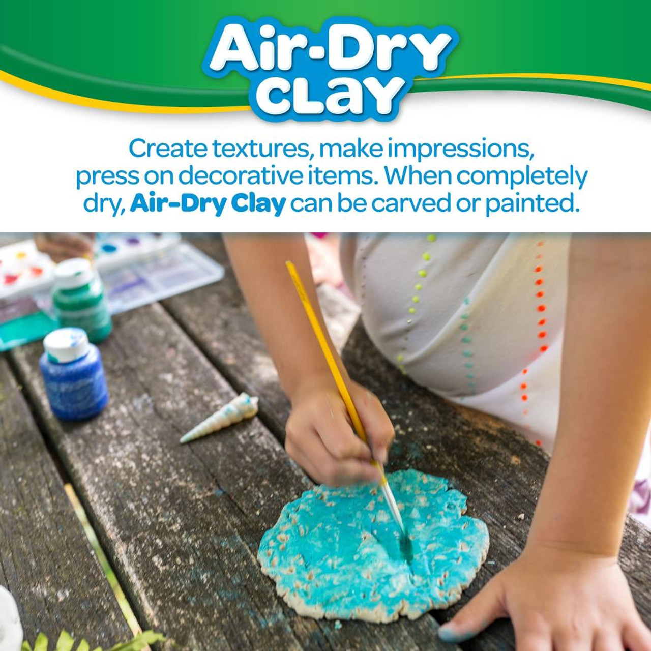 Crayola Air-Dry Clay 2.5lb, White