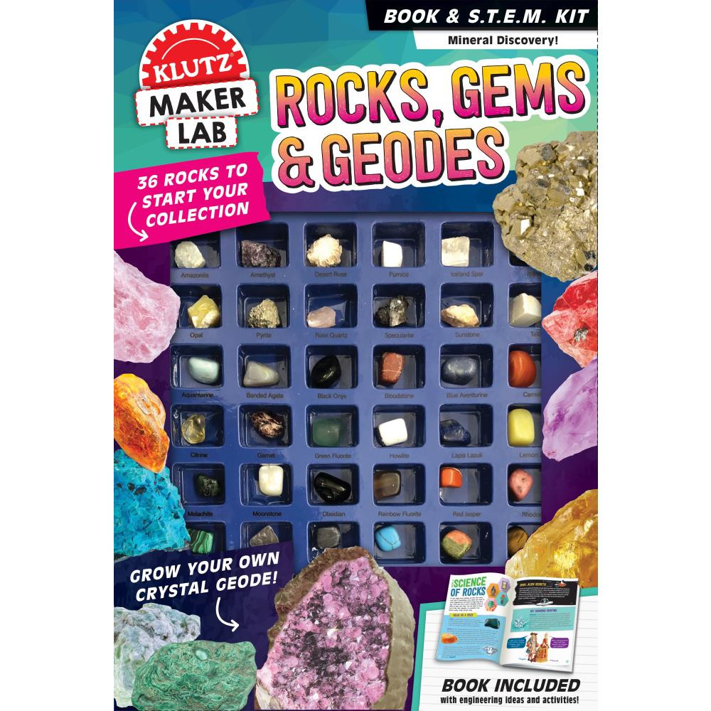 Klutz Rocks, Gems And Geodes Kit Colorful Impressions