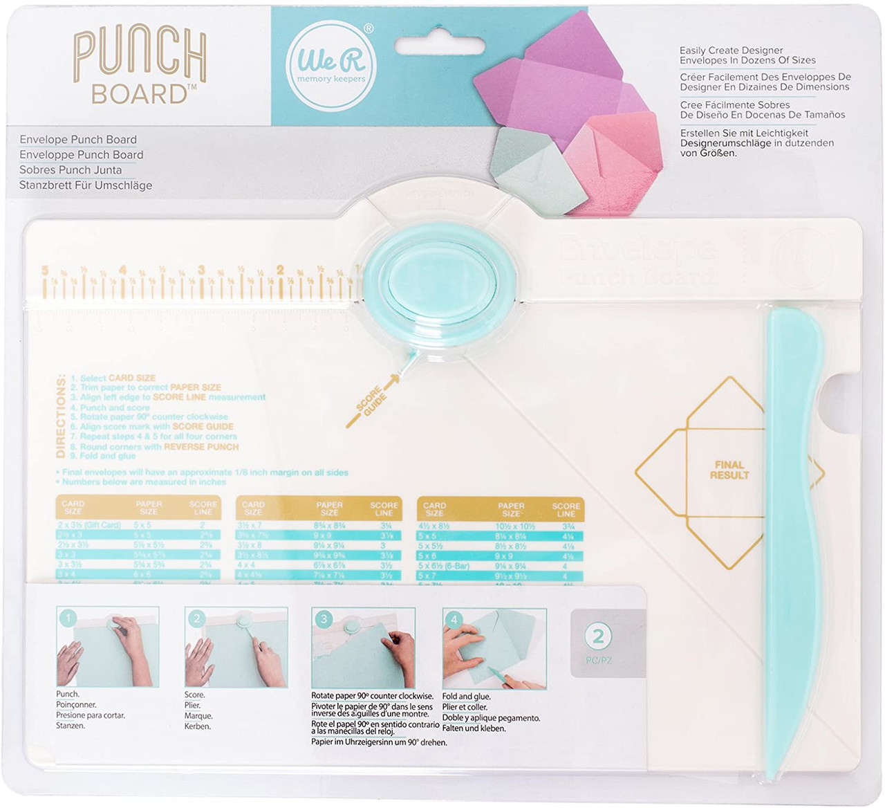 Qbee's Quest: Envelope Punch Board Envelope Liner Tutorial