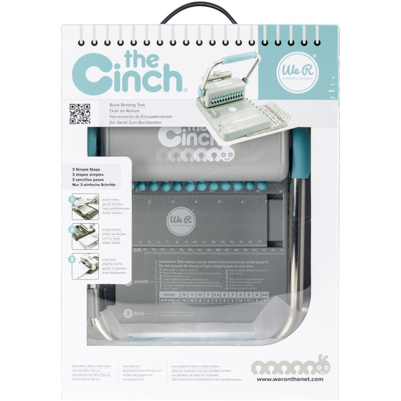 Heidi Swapp Cinch Book-Binding Machine With Accessories