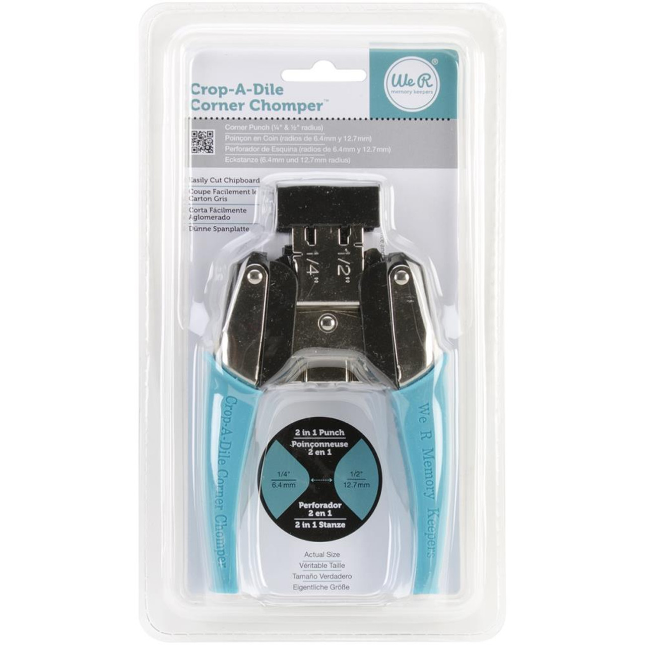 We R Memory Keepers Crop-A-Dile Small & Large Angle Corner Chomper Tool